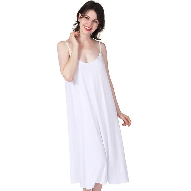 Summer Women Casual Sleepwear Long Modal Nightgown Nightie Loose Home Dress Sexy Lingerie Nightdress Oversize 4XL 5XL 6XL 7XL