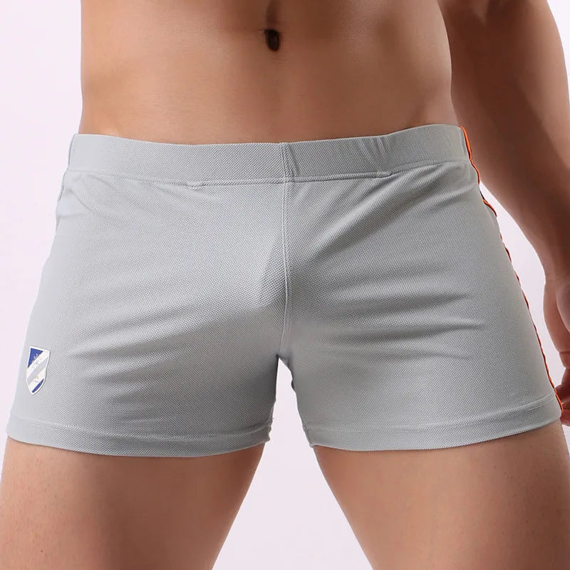 BRAVE PERSON Men's Breathable Soft Boxer Shorts Loose Fit Comfortable Lounge Sleepwear Underwear for Home