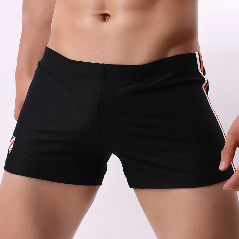 BRAVE PERSON Men's Breathable Soft Boxer Shorts Loose Fit Comfortable Lounge Sleepwear Underwear for Home