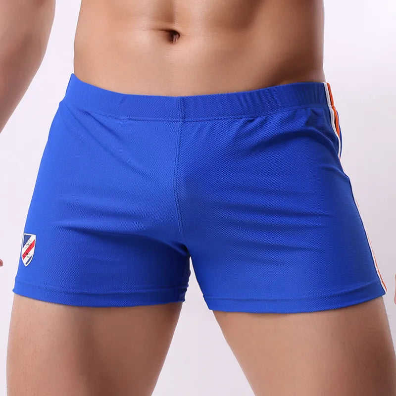 BRAVE PERSON Men's Breathable Soft Boxer Shorts Loose Fit Comfortable Lounge Sleepwear Underwear for Home