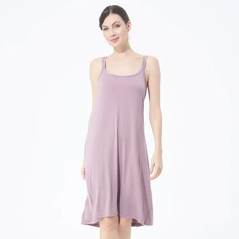 Summer Women Casual Sleepwear Long Modal Nightgown Nightie Loose Home Dress Sexy Lingerie Nightdress Oversize 4XL 5XL 6XL 7XL