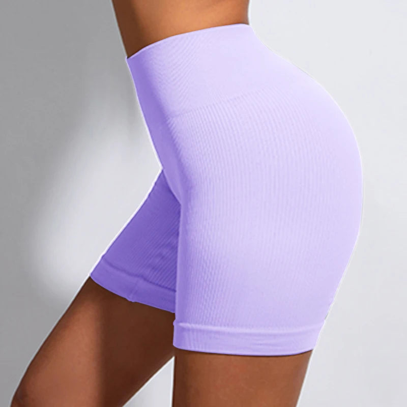 Ribbed Yoga Leggings Sports Tights Woman Seamless Yoga Pants Tummy Control Gym Fitness Legging Push Up Workout Legins Female