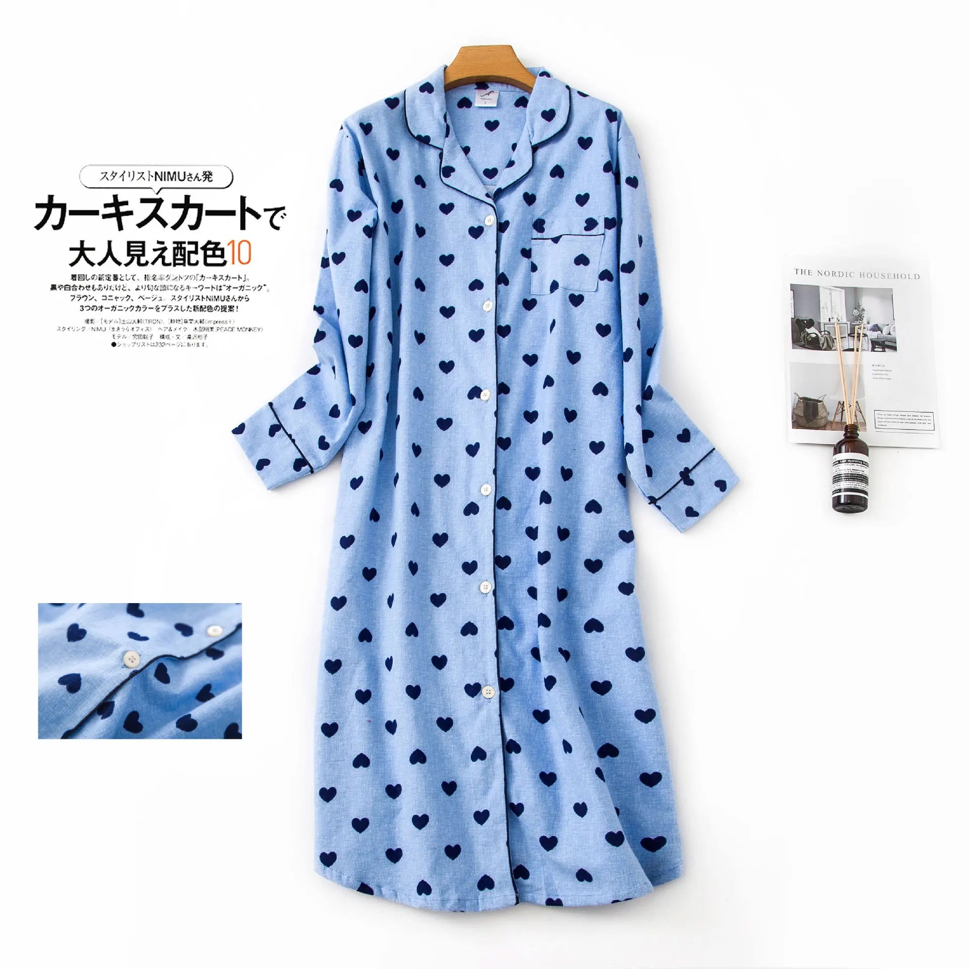 Multi Colors M-xxl Plus Sizes Night Dress for Women Sleepwear Plaid Design Mid-long Shirt Sleeping Dress Women Underwear Clothes