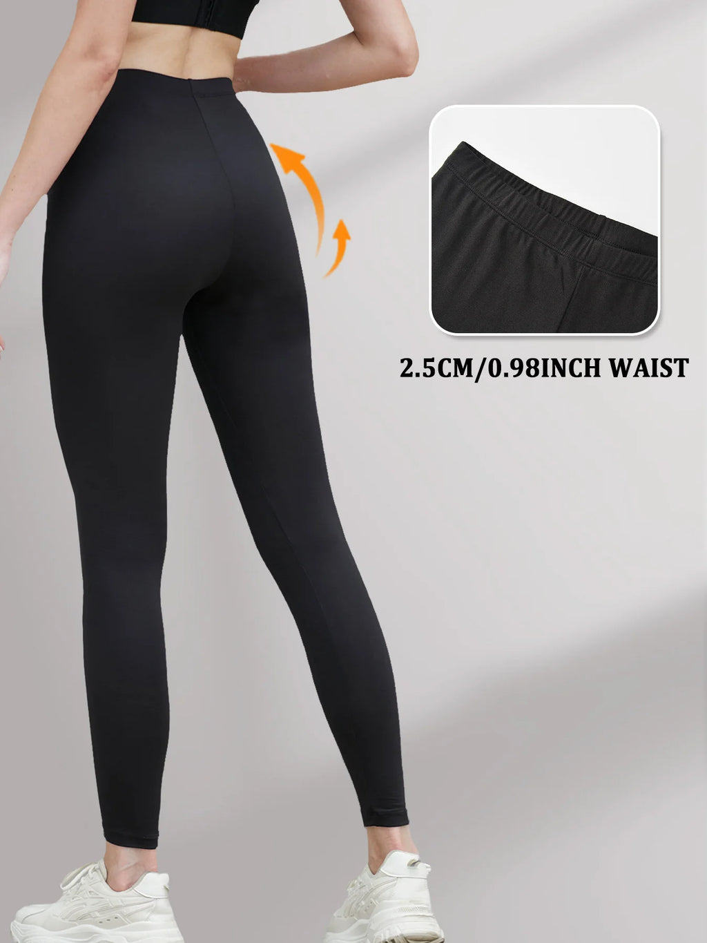 Plus Size Women's Leggings with Super Soft Fabric - High Elasticity for Yoga Running Workout and Casual Everyday Wear