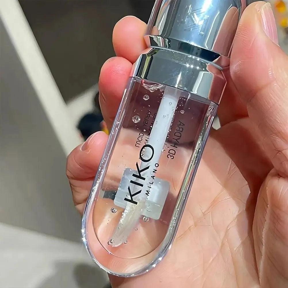 3D Effect Mirror Colour Pearlescent Shimmer Moisturizing Liquid Lip Glaze Lasting Non-Sticky Waterproof Plump Glossy Lipstick