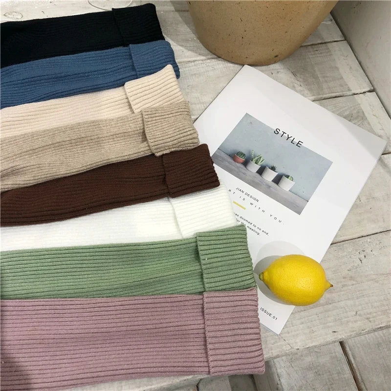 Womens Autumn Winter Tops 2026 Turtleneck Sweater Korean Slim Women Pullover Jumper Knitted Sweater Pull Femme Hiver Truien