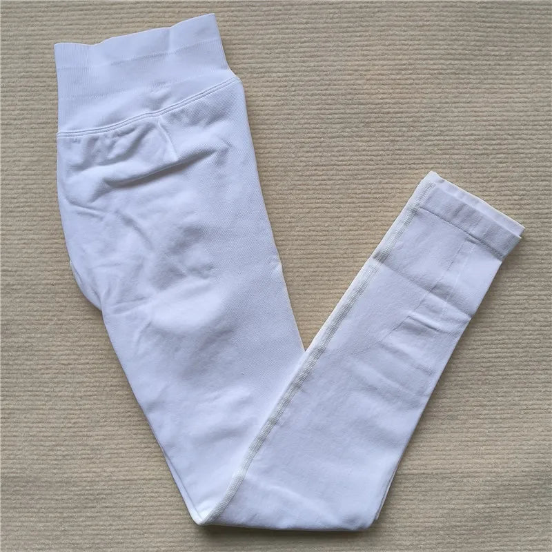 High Elastic Workout Sportswear Leggings Female Low Waist Seamless Tights Yoga Pants Women Sports Leggings