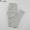 No Logo Sexy V-Back Leggings Seamless Yoga Pants Scrunch Butt Lifting Gym Leggings Low Ribbed Waistband Fitness Sports Tights