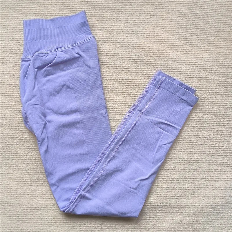 High Elastic Workout Sportswear Leggings Female Low Waist Seamless Tights Yoga Pants Women Sports Leggings