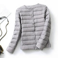 2024 New Spring Winter Women Liner Warm Down Jackets Ultralight Collarless Portable Female Padded Parkas O-Neck Puffer Overcoat