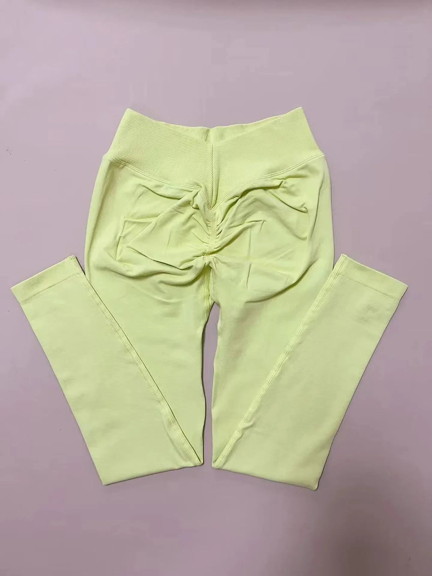 New Seamless Fitness Yoga Pants No Awkward Lines Peach Butt V Back Tight Sports Long Trousers for Women Comfortable Breathable