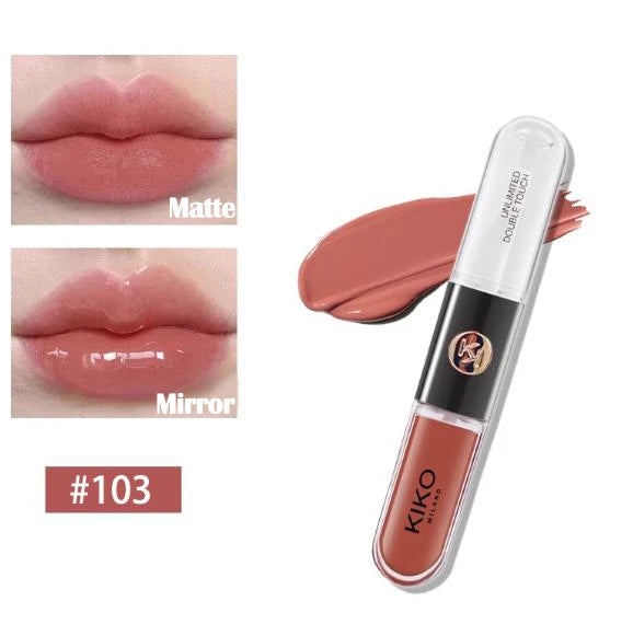 2026 KIKO Latest 3D Liquid Lip Plumper Glaze Transparent Lip Gloss Mirror Lipstick Nourishing Glossy Full Lips Not Fading Makeup