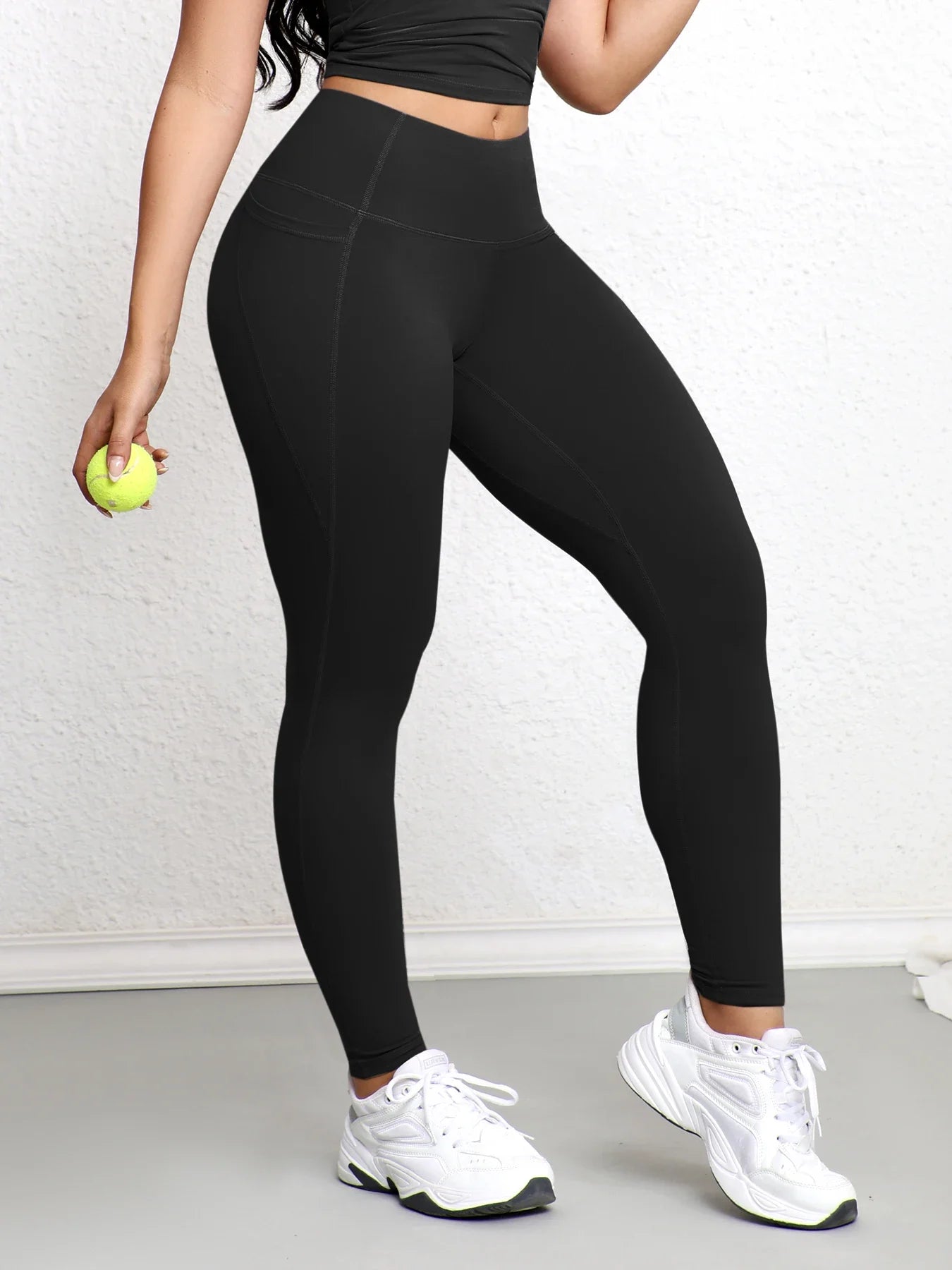 Leggings with Pockets for Women High Waist Tummy Control Workout Gym Yoga Pants Stretch Workout Running Fitness Casual Leggings