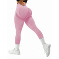 High Waist Yoga Pants Women Seamless Slim Leggings High Elastic Gym Workout Running Tights Solid Color Hip Liftting Leggings