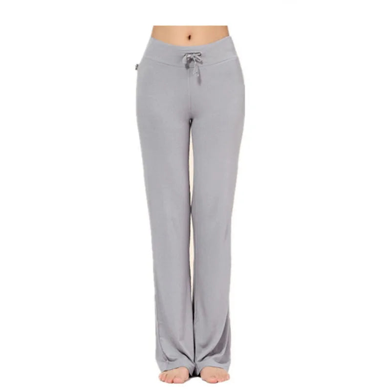 New Yoga Flare Leggings Women Fitness Push Up High Waiste Wide Leg Seamless Workout Pants Gym Elastic Tights Exercise Sport Pant