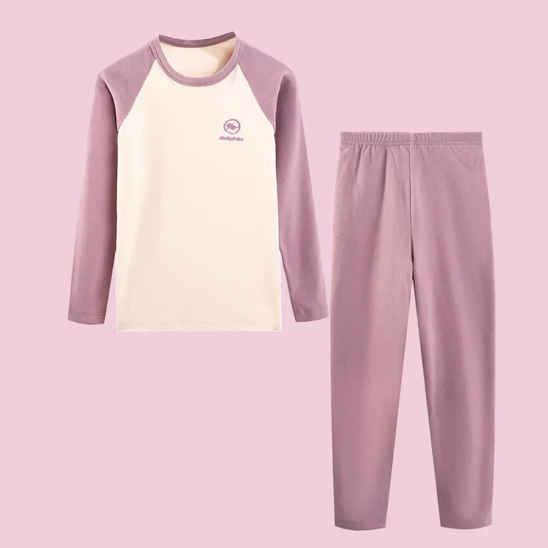 Winter Warm Pyjamas Sets for Boys Kids Stripe Pajamas Suits Teenager Sleepwear Autumn Clothes for Children from 2 to 15Years Old