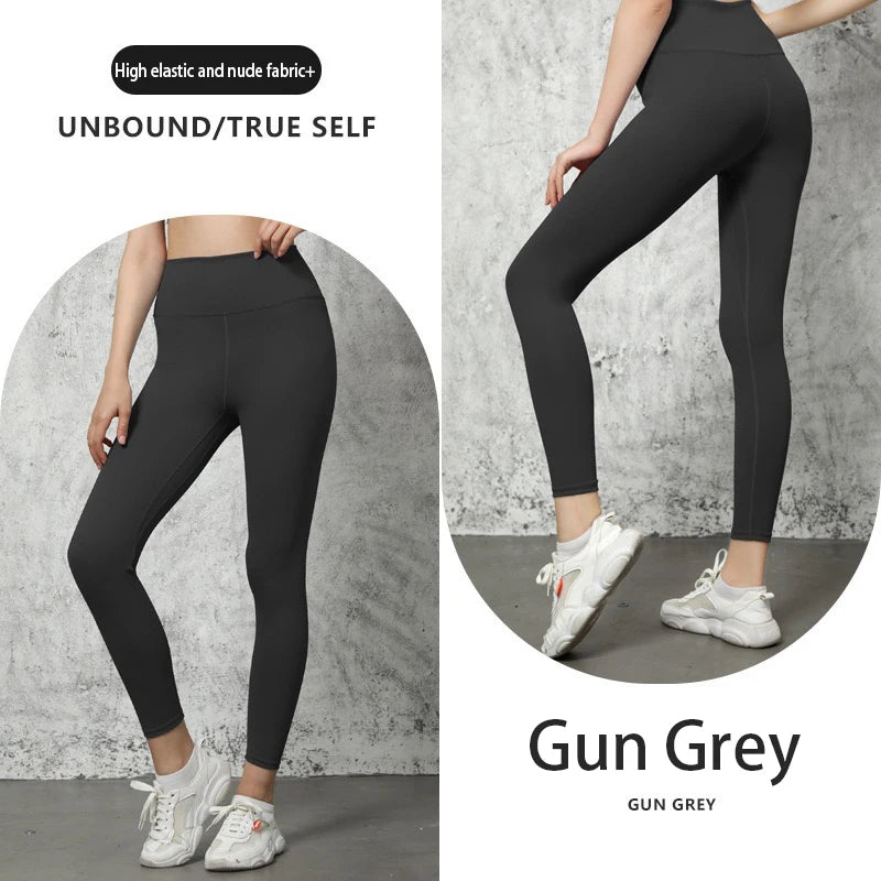New Yoga Leggings Women Fitness Leggings Running Cycling Pants Breathable Sports Leggings High Waist Summer Workout Gym Clothing