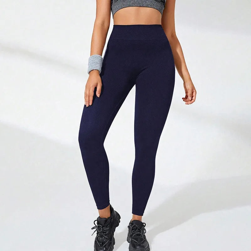 Women's Seamless Yoga Leggings High-Waisted Butt-Lifting Workout Leggings for Running Gym & Training  Activewear Slim Tights
