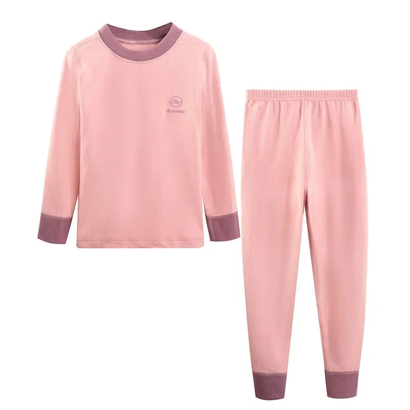 Winter Warm Pyjamas Sets for Boys Kids Stripe Pajamas Suits Teenager Sleepwear Autumn Clothes for Children from 2 to 15Years Old
