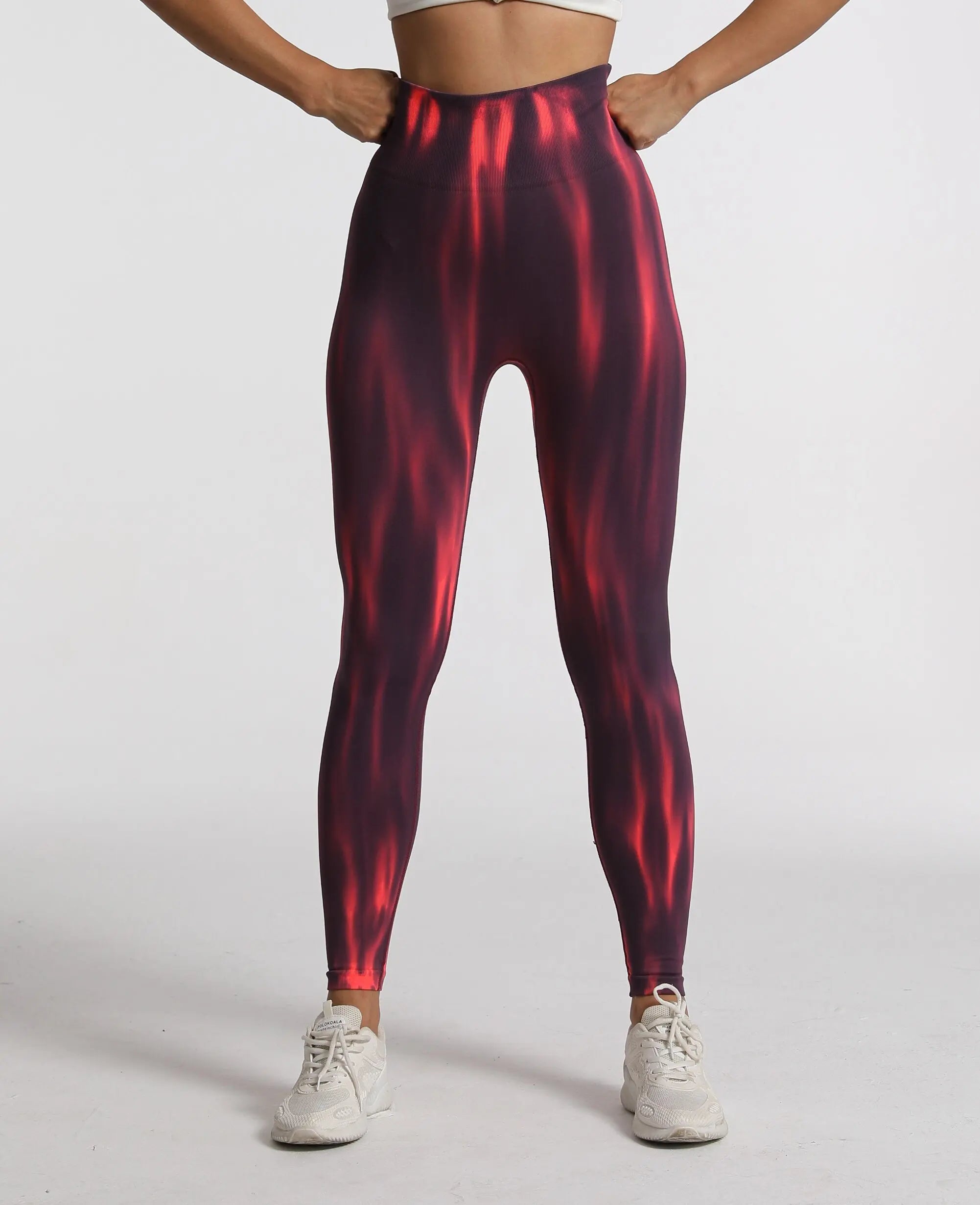 New Tiedye Gym Leggings Seamless Women Push Up Stretch Pants Scrunch Sports High Waist Booty Lifting Workout Yoga Leggins Nylon