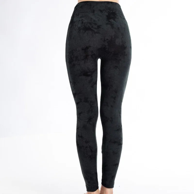 Tie Dye Sports Leggings Women High Waist Skinny Pants Gym Workout Cycling High Elastic Yoga Fitness Leggings for Women