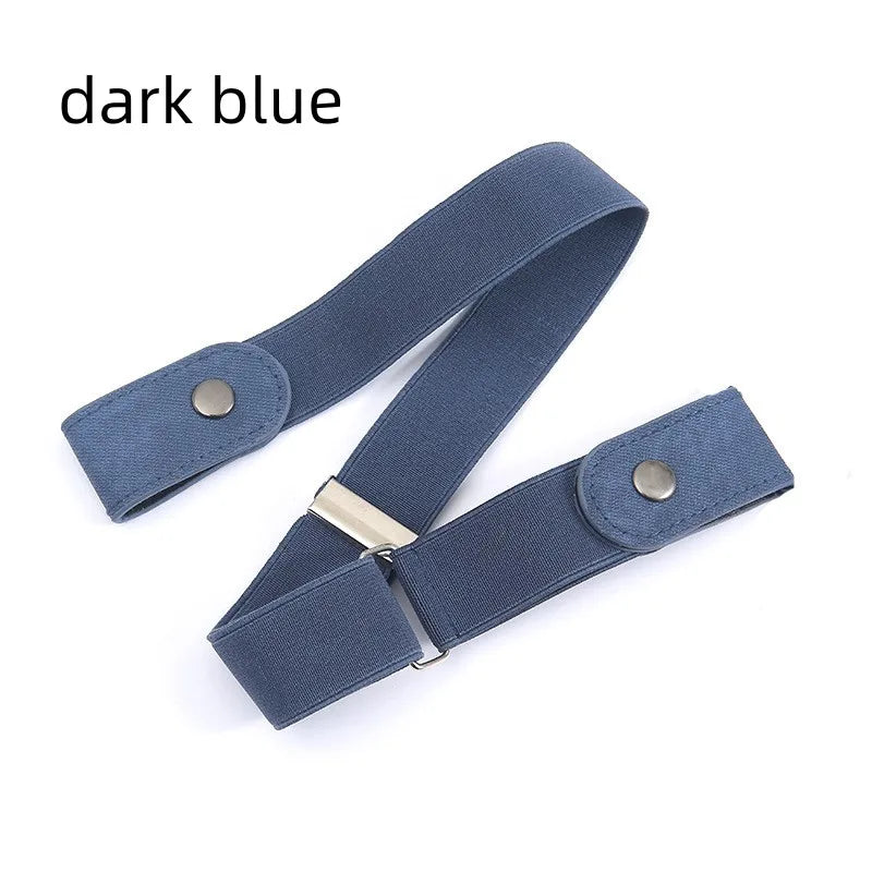 2/1PC Buckle-Free Belt Adjustable Stretch Elastic Waist Band Invisible Belts Women Men Jean Pants Dress No Buckle Easy To Wear