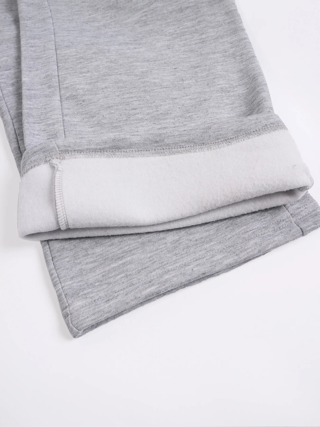 Women's Solid Thermal Lined Pants, Casual Comfy Side Pocket Drawstring Trousers for Winter, Women's Bottoms for Sport Daily Wear