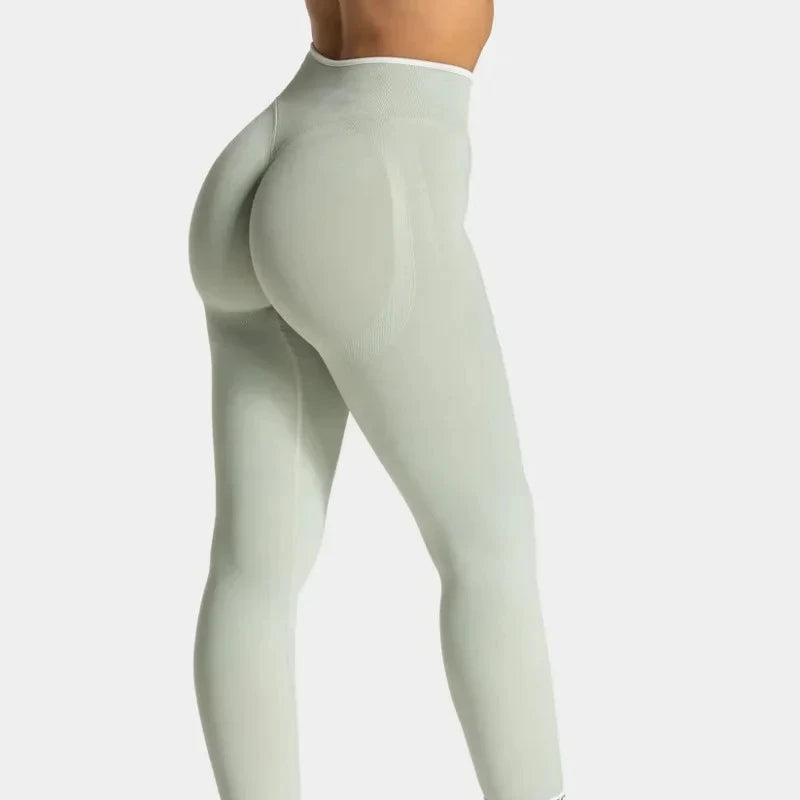 High Waist Seamless Scrunch Leggings for Women, Yoga Pants Hip Lifting Running Exercise Gym Ignite Sculpt Series