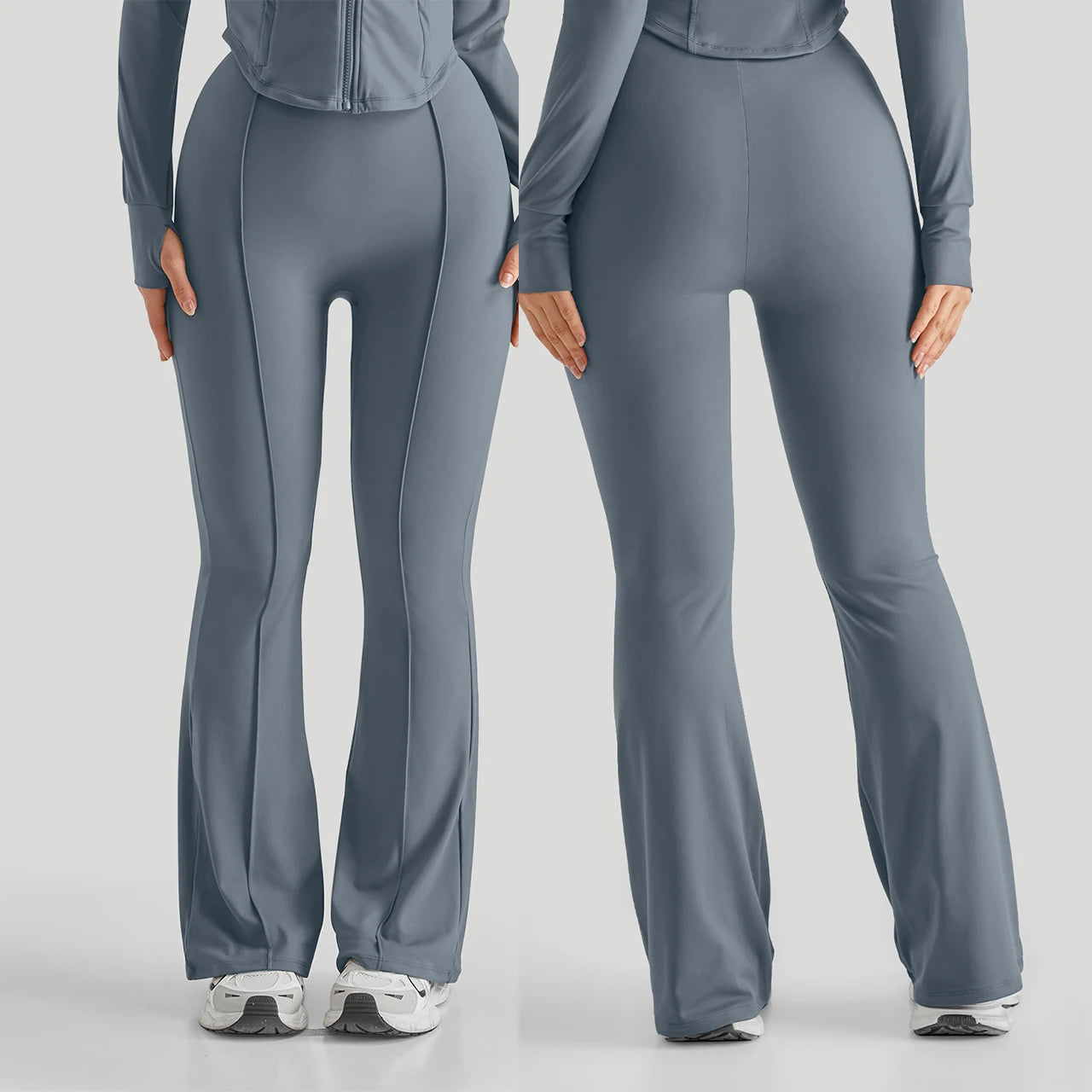 Flare Leggings Women Yoga Pants High Waist Wide Leg Pants Gym Workout Fitness Sports Flared Pants Latin Dance Trousers Female