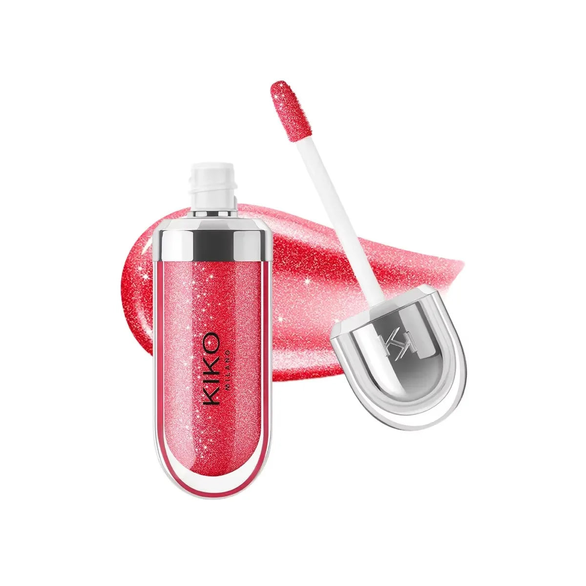 2026 KIKO Latest 3D Liquid Lip Plumper Glaze Transparent Lip Gloss Mirror Lipstick Nourishing Glossy Full Lips Not Fading Makeup