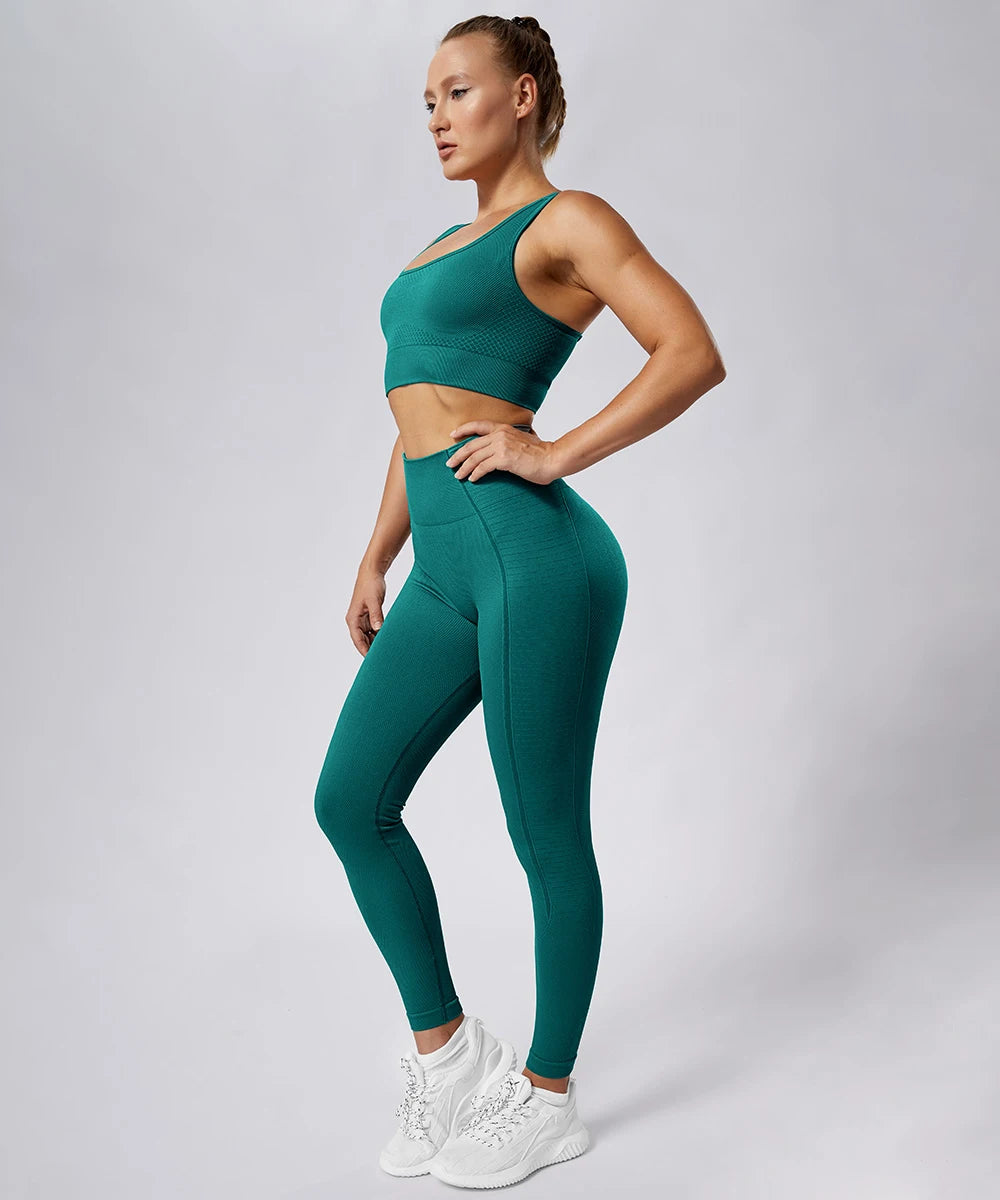 2PCS Tie Dye Sports Set Women's Shockproof  Fitness Tank Top Bra Running Yoga Leggings Yoga Suits Gym Clothing Yoga Set Women