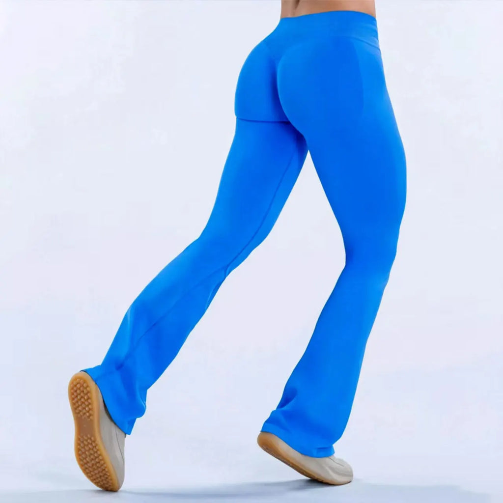 HerGym Active Flares Women's Seamless Yoga Leggings Fitness Workout Gym Trousers Squat Proof Scrunch Butt Lifting Sports Pants
