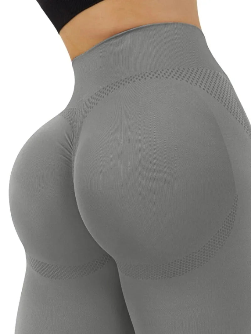 Seamless Butt Lifting Workout Leggings For Women High Waist Yoga Compression Tights Gym Pants