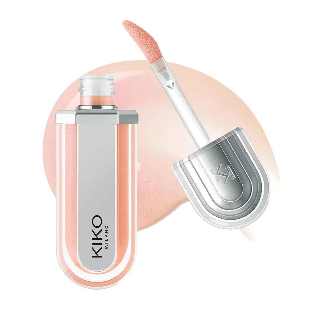 2026 KIKO Latest 3D Liquid Lip Plumper Glaze Transparent Lip Gloss Mirror Lipstick Nourishing Glossy Full Lips Not Fading Makeup