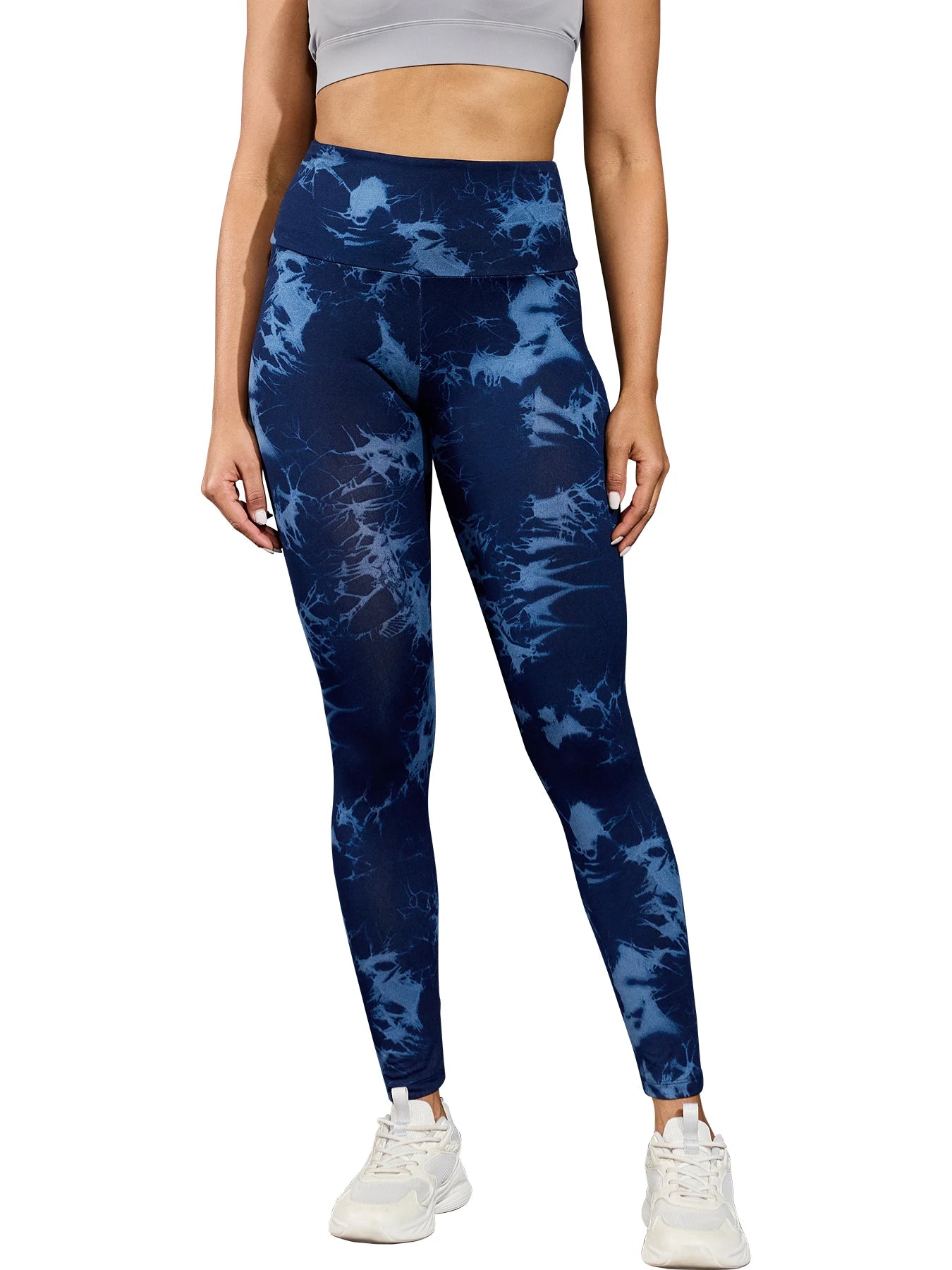 Super Soft High Waisted Tie Dye Leggings for Women Yoga Running Gym No See Through Workout Athletic Tights Push Up Gym Fitness