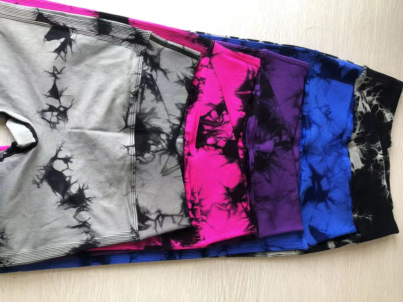 Tie Dye Fitness Legging Woman Push Up Workout Sport Leggings Women Scrunch Butt Female Outfit Gym Seamless Legging Pants