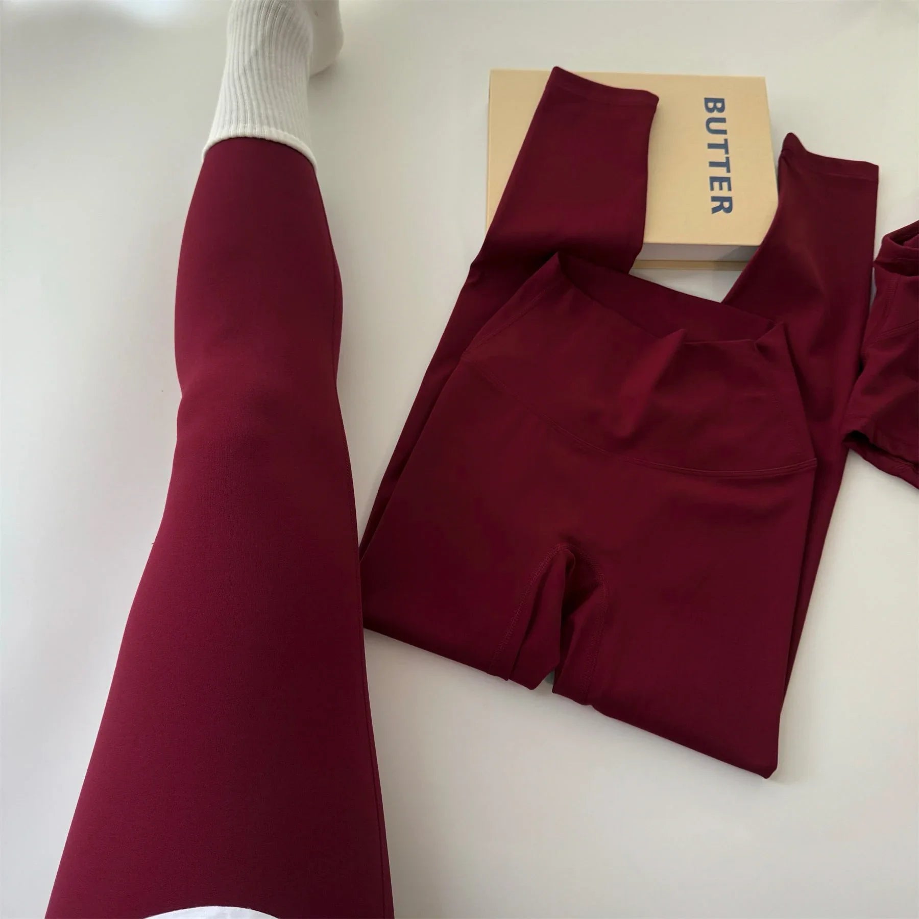 Women Gym Yoga Pants High Waist Naked feeling Running Cycling Leggings Breathable Sports Seamless Stretchy Fitness Yoga Pants👖