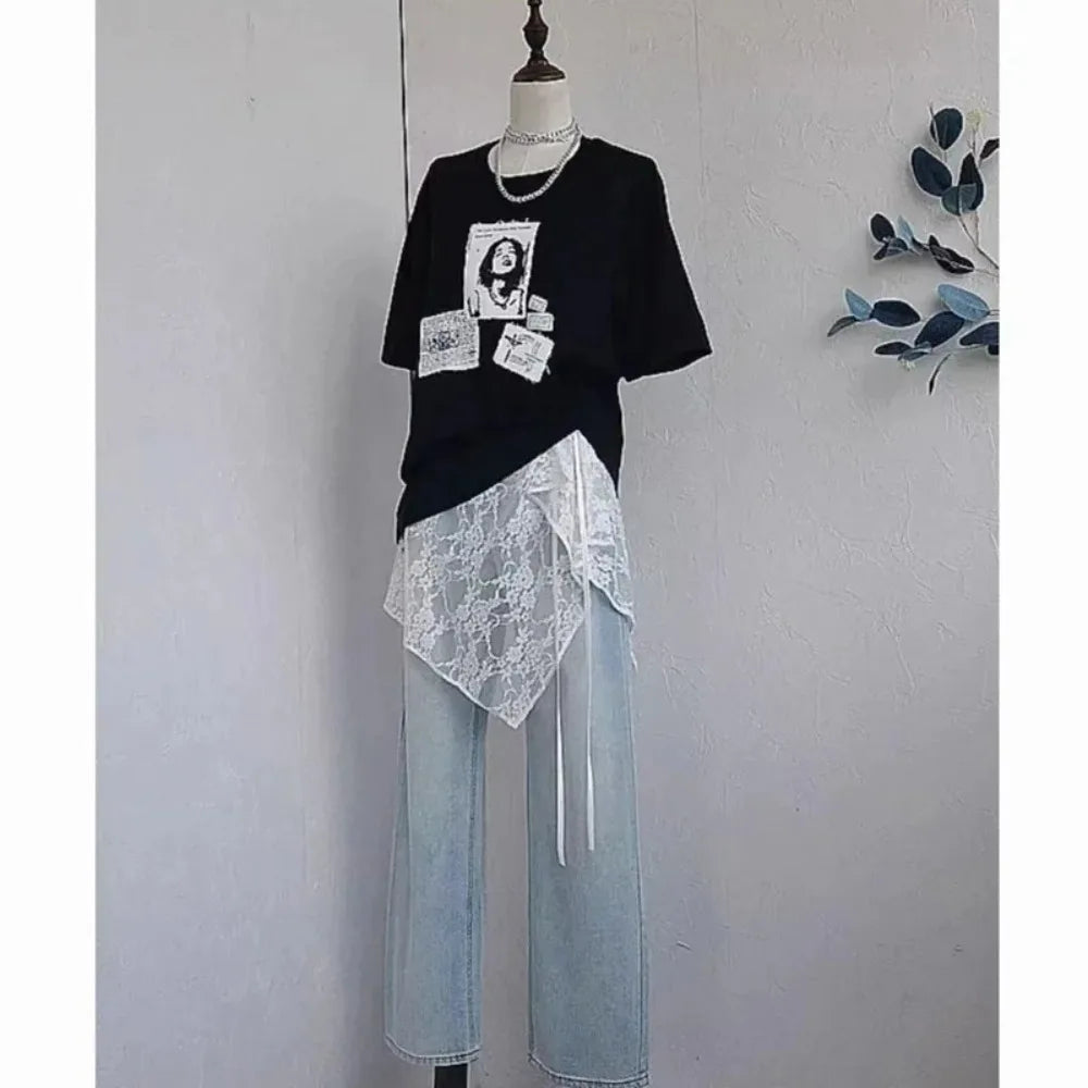 2026 French Lace Up Short Fart Curtain Skirt Spring Layered Skirt INS Women Wrap Skirt Bandage Dress Apron Curtain Expansion