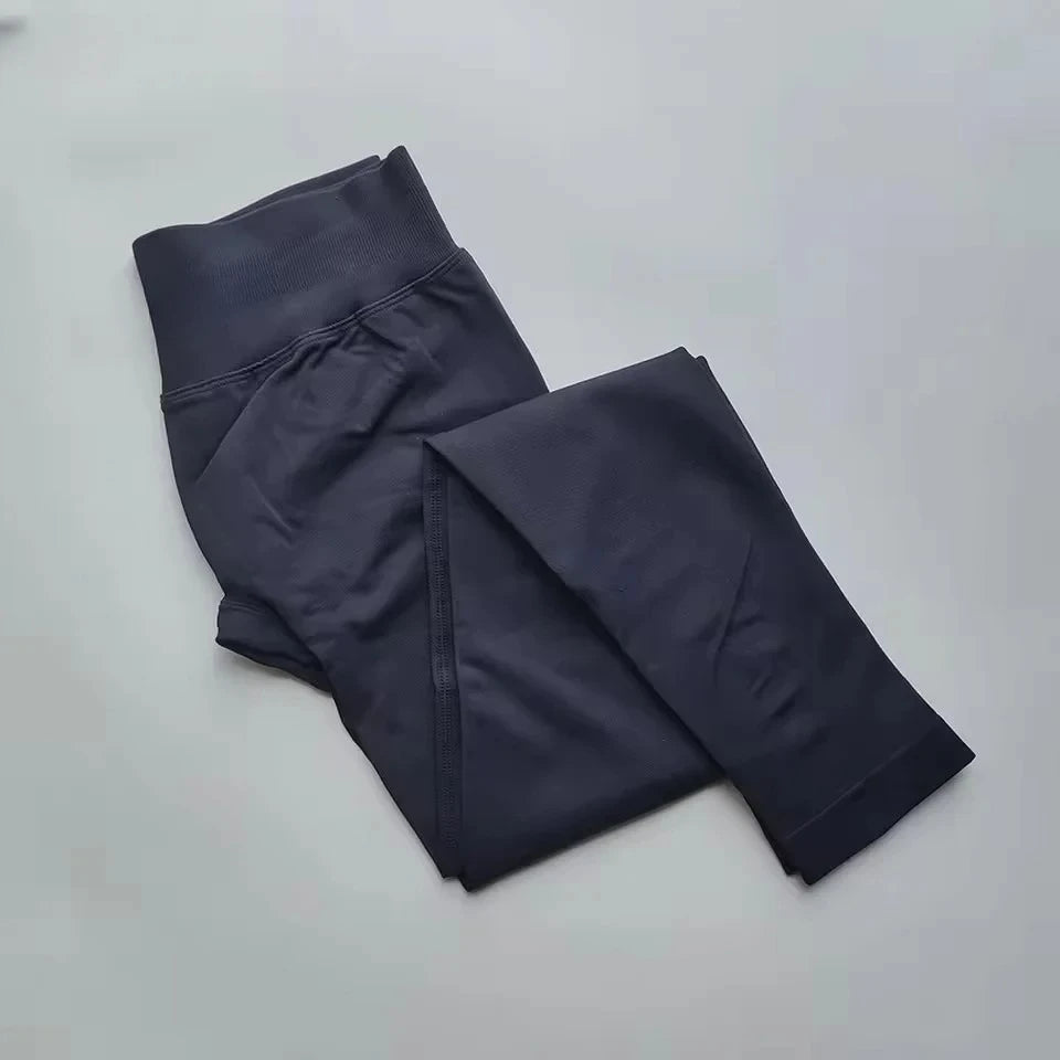 New S Impact Leggings Women Seamless Sports Yoga Pants Low Ribbed Band Gym clothes Fitness Workout wear Scrunch Bum Tights