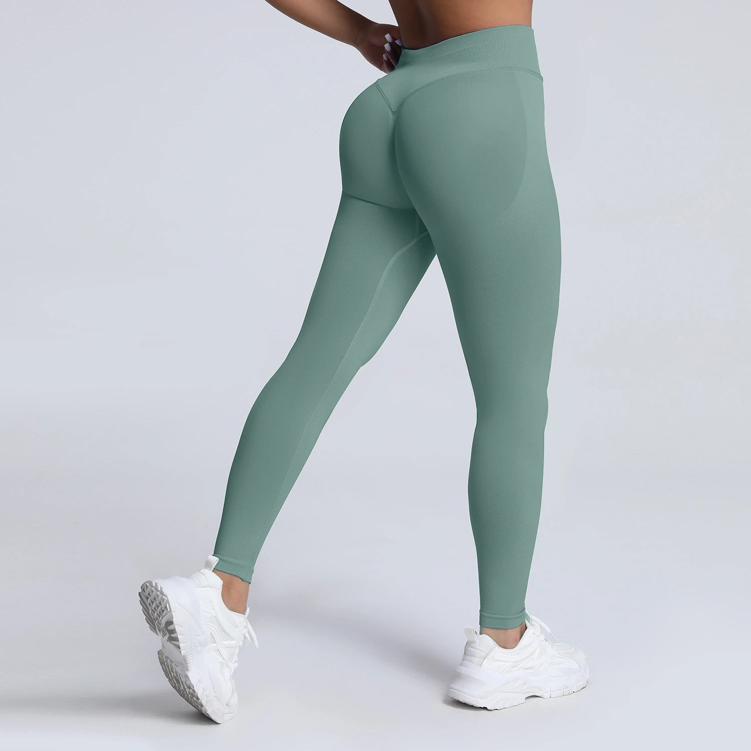 STOUREG NO LOGO Women Yoga Tights Low Waisted Scrunch Bum Joggers Fitness Biker Pants Workout Running Seamless Leggings