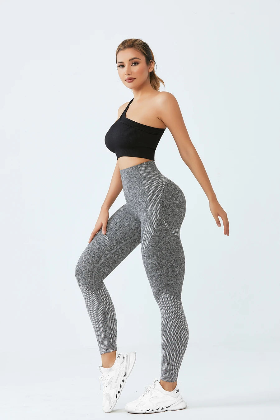 Women's Seamless Leggings - Tummy Control Gym Sports Yoga Pant with 4-Way Stretch Squat-Proof & Tummy Control Activewear Autumn
