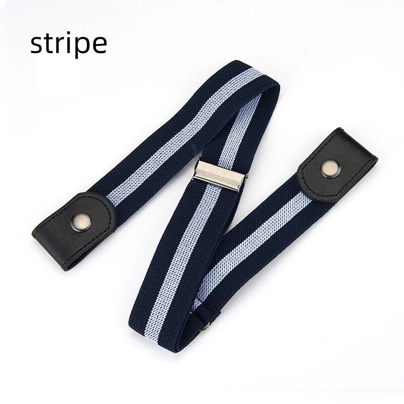 2/1PC Buckle-Free Belt Adjustable Stretch Elastic Waist Band Invisible Belts Women Men Jean Pants Dress No Buckle Easy To Wear