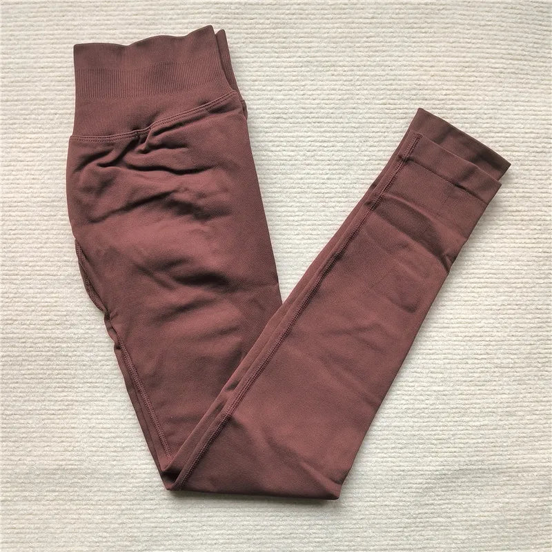 High Elastic Workout Sportswear Leggings Female Low Waist Seamless Tights Yoga Pants Women Sports Leggings