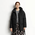 Semir Down Jacket Women Winter Mid-Length 90% Down Fill Thick Three-Resistant Turtle Back Raglan 2025 New Outerwear Women's Wear