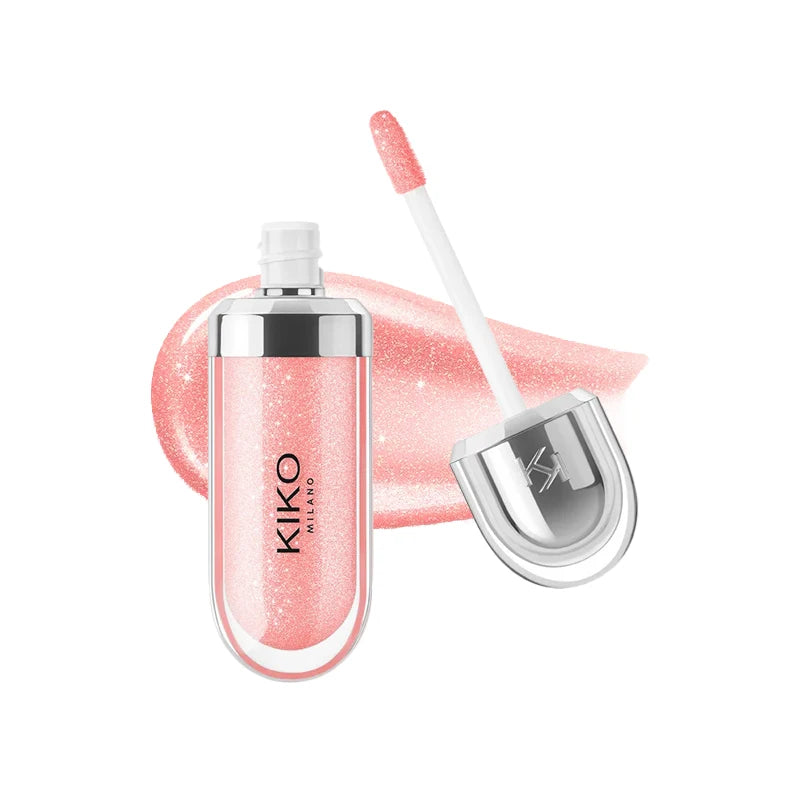 3D Effect Mirror Colour Pearlescent Shimmer Moisturizing Liquid Lip Glaze Lasting Non-Sticky Waterproof Plump Glossy Lipstick