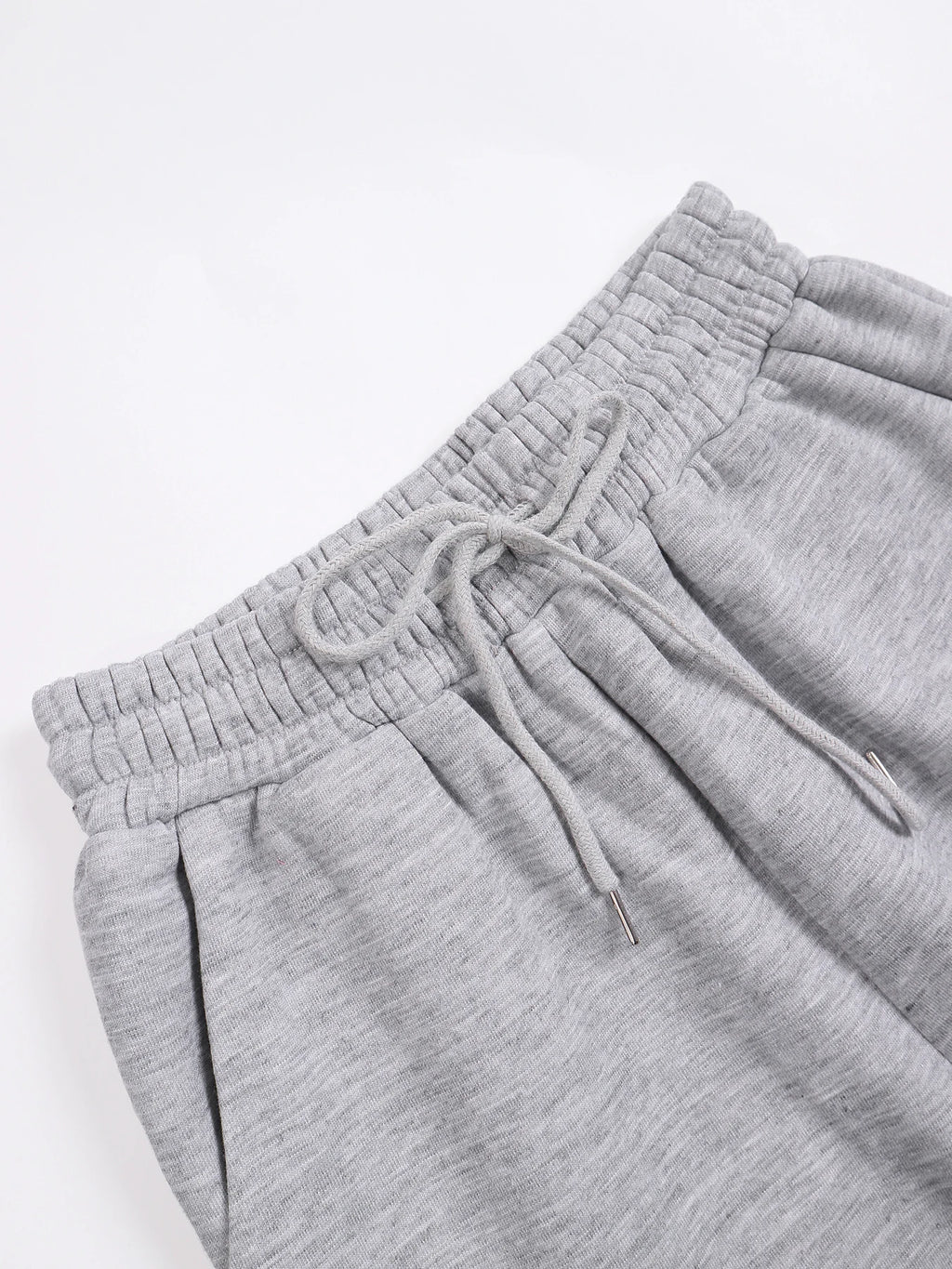 Women's Solid Thermal Lined Pants, Casual Comfy Side Pocket Drawstring Trousers for Winter, Women's Bottoms for Sport Daily Wear
