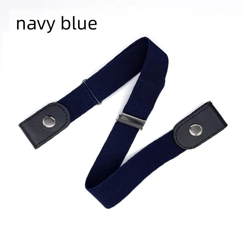 2/1PC Buckle-Free Belt Adjustable Stretch Elastic Waist Band Invisible Belts Women Men Jean Pants Dress No Buckle Easy To Wear