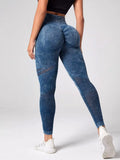 Seamless Leggings Sport Women Fitness Push Up Yoga Pants High Waist Hip-lifting Workout Running Scrunch Sportswear Gym Tights