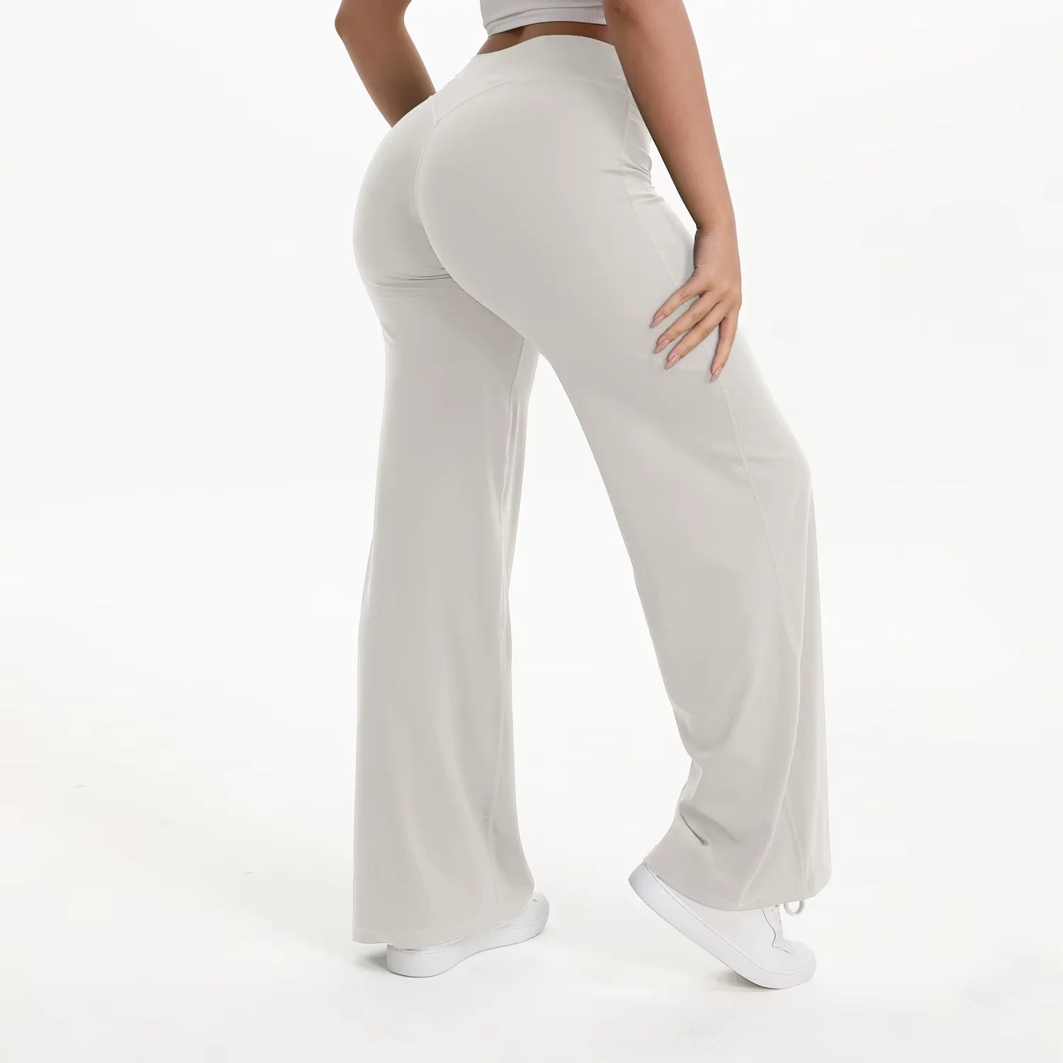 NCLAGEN Yoga Pants SoftMotion Straight-Leg Bottoms Women's High Waist Sportss Leggings GYM Naked Feel Pilates Running Trousers