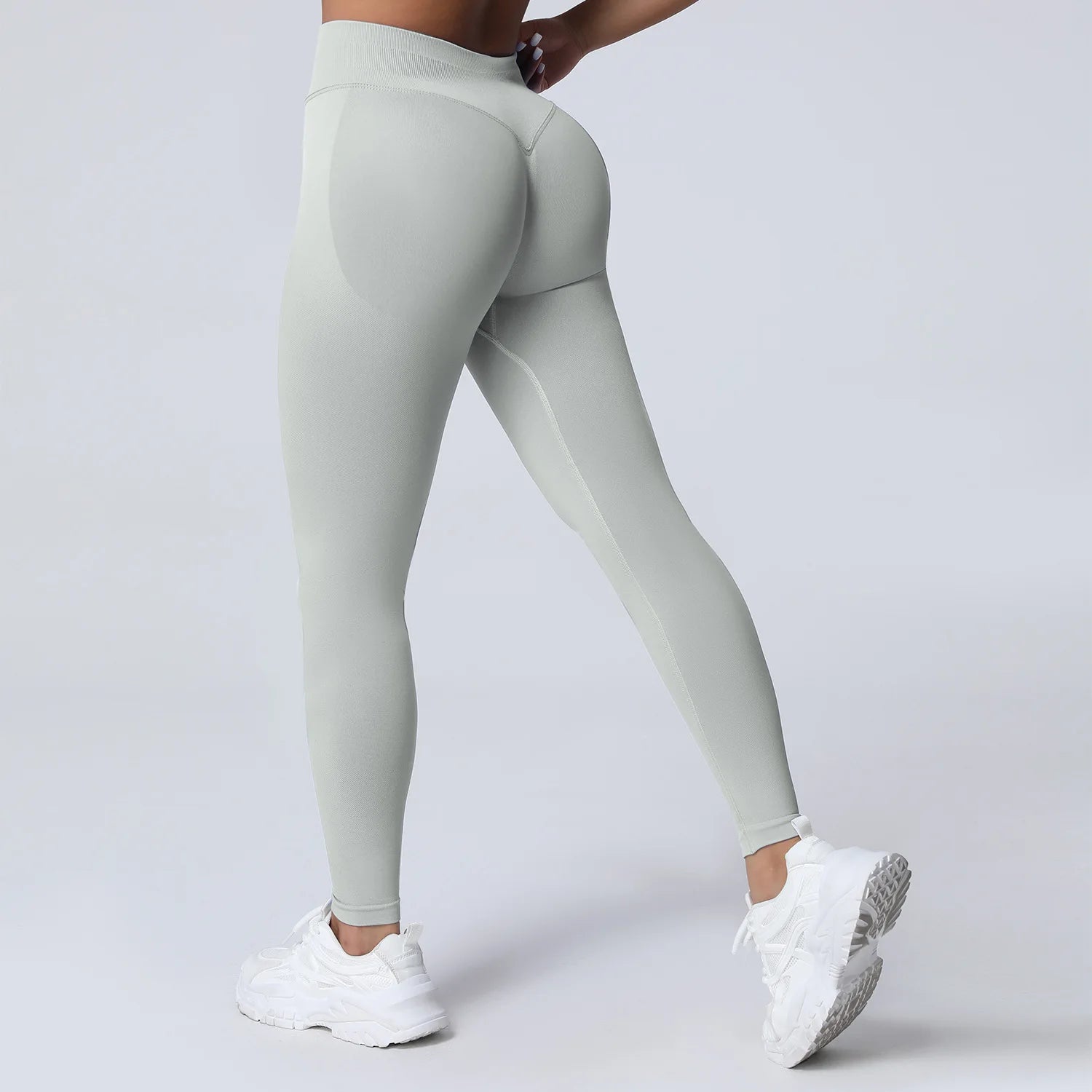 STOUREG NO LOGO Women Yoga Tights Low Waisted Scrunch Bum Joggers Fitness Biker Pants Workout Running Seamless Leggings